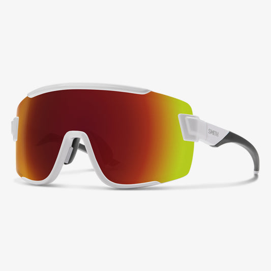 Smith Wildcat MTB Sonnenbrille White + ChromaPop Red Mirror Lens