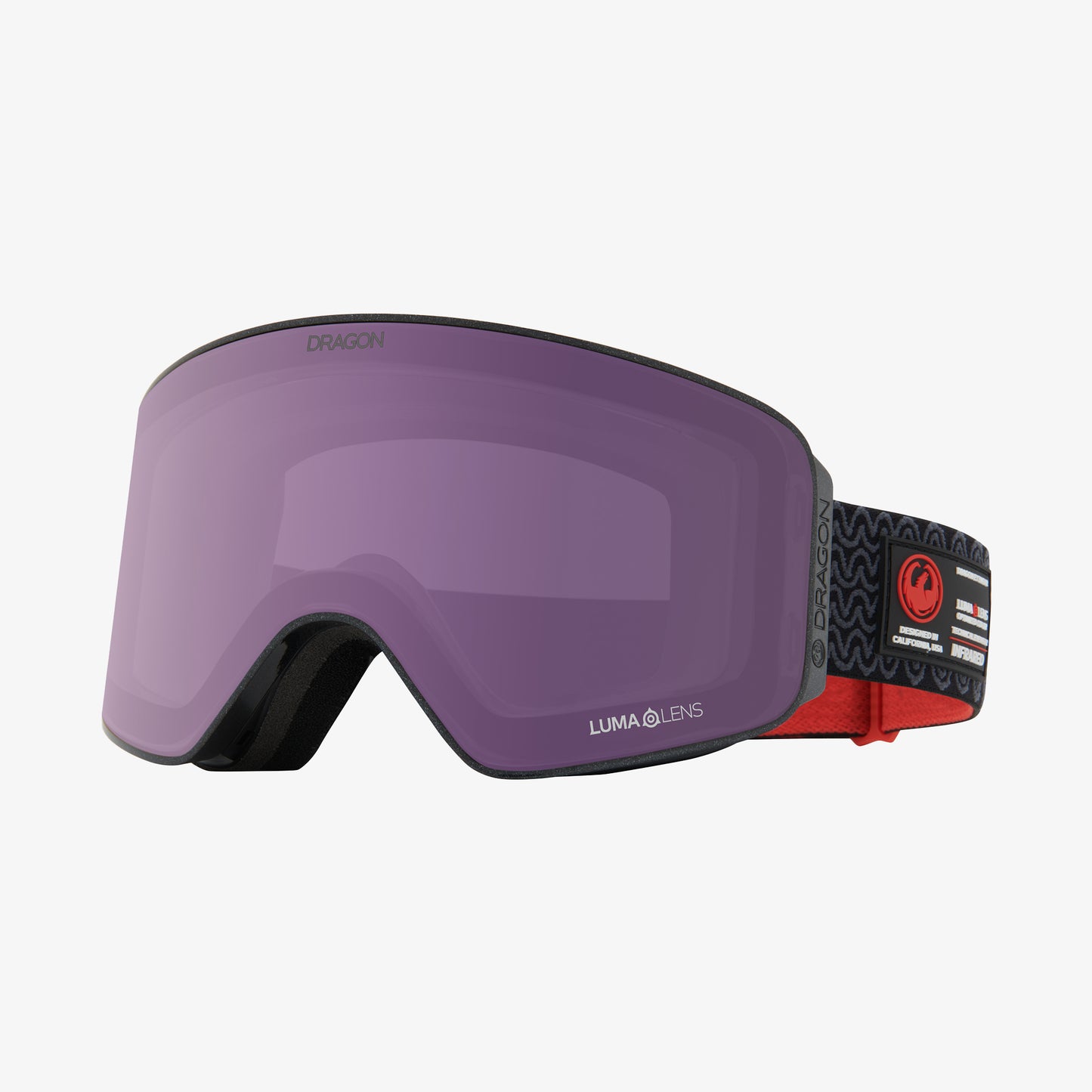 Dragon NFX Mag OTG IG Obsidian / LLSolaicer + LLViolet Snowboardgoggle 2024