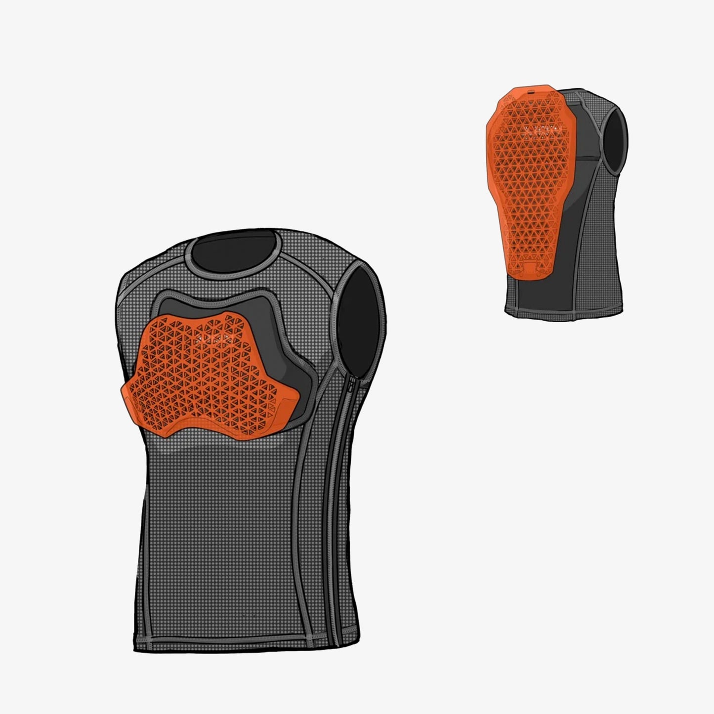 Xion Wheels Air Ziptop Weste Protektor