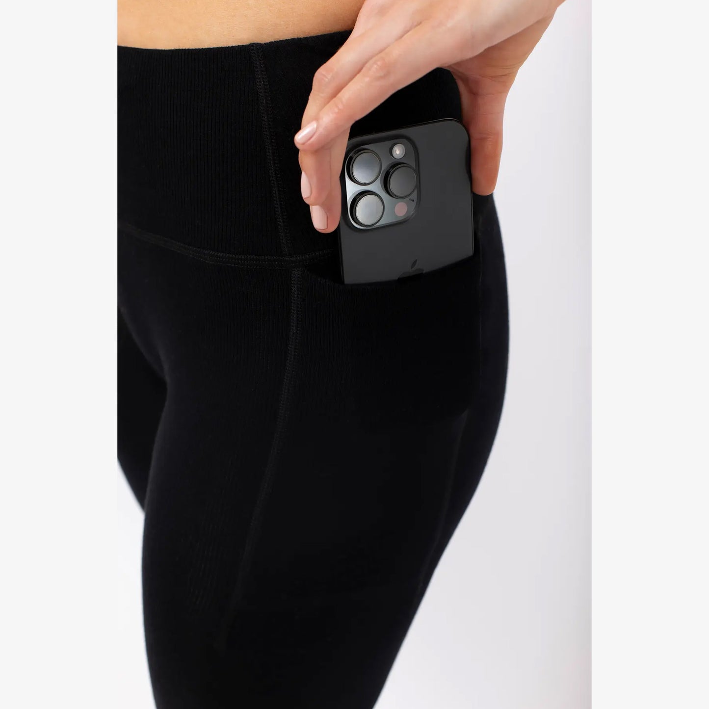 Eivy Pocket Wool Rib Tights