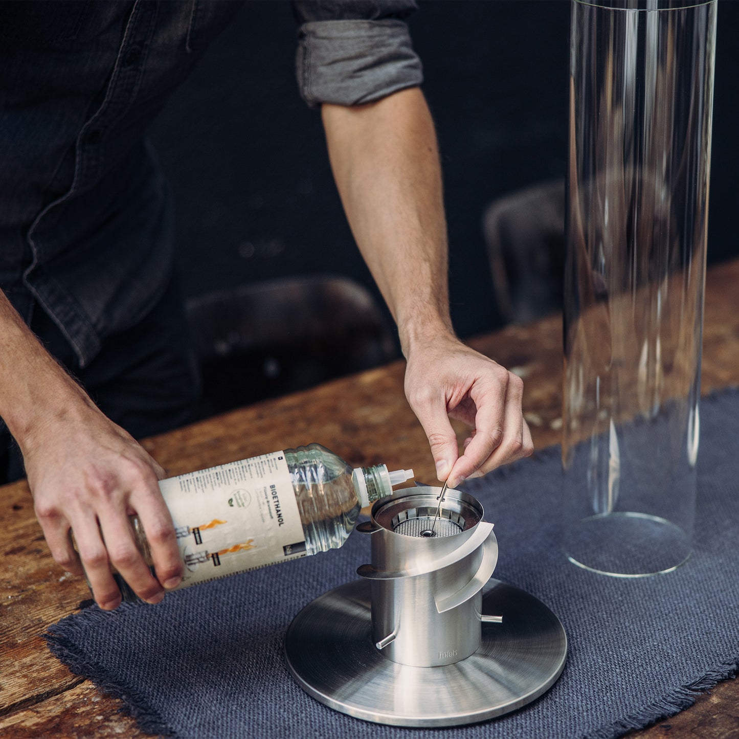 Höfats Bioethanol Flussig Brennstoff 1l Flasche