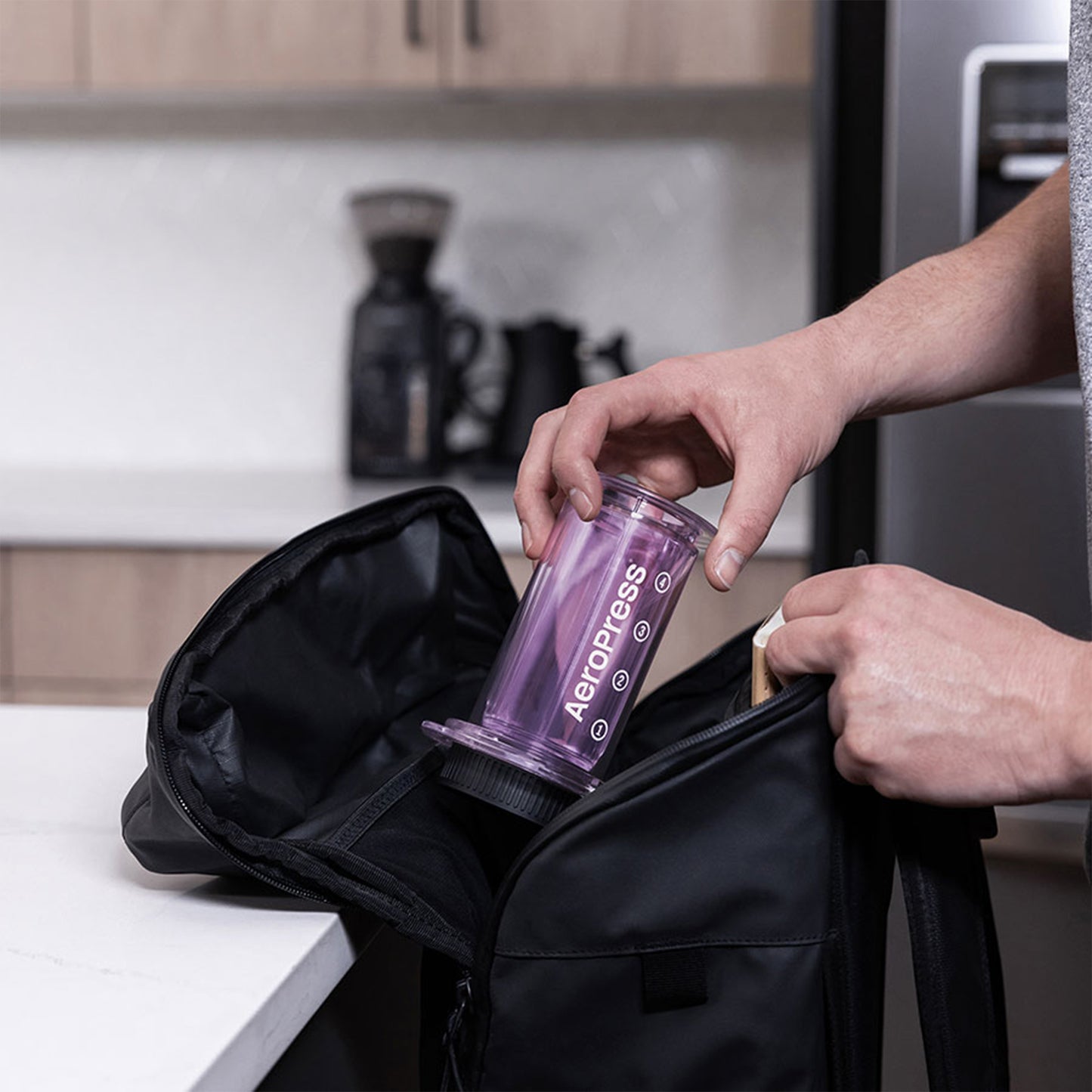 AeroPress Coffee Maker Lila