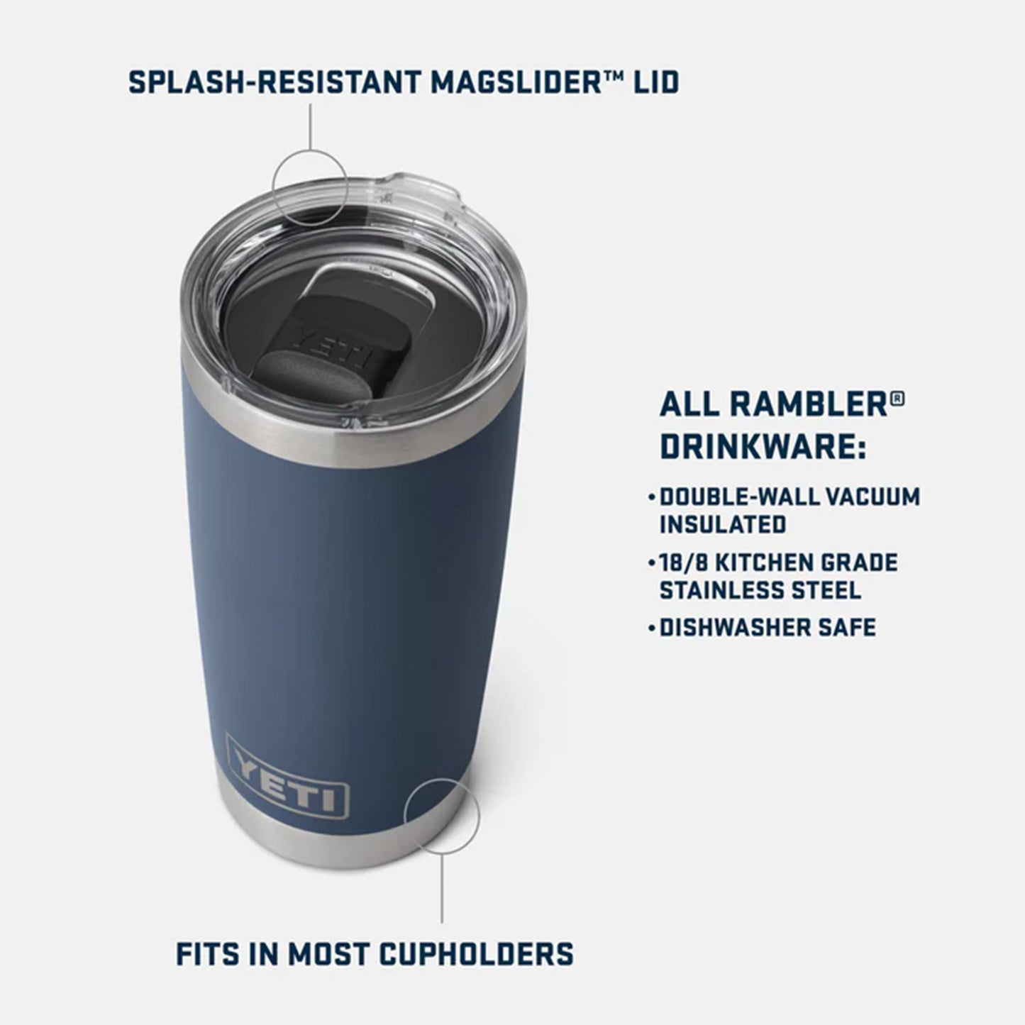 Yeti Rambler Becher 20oz (591ml)