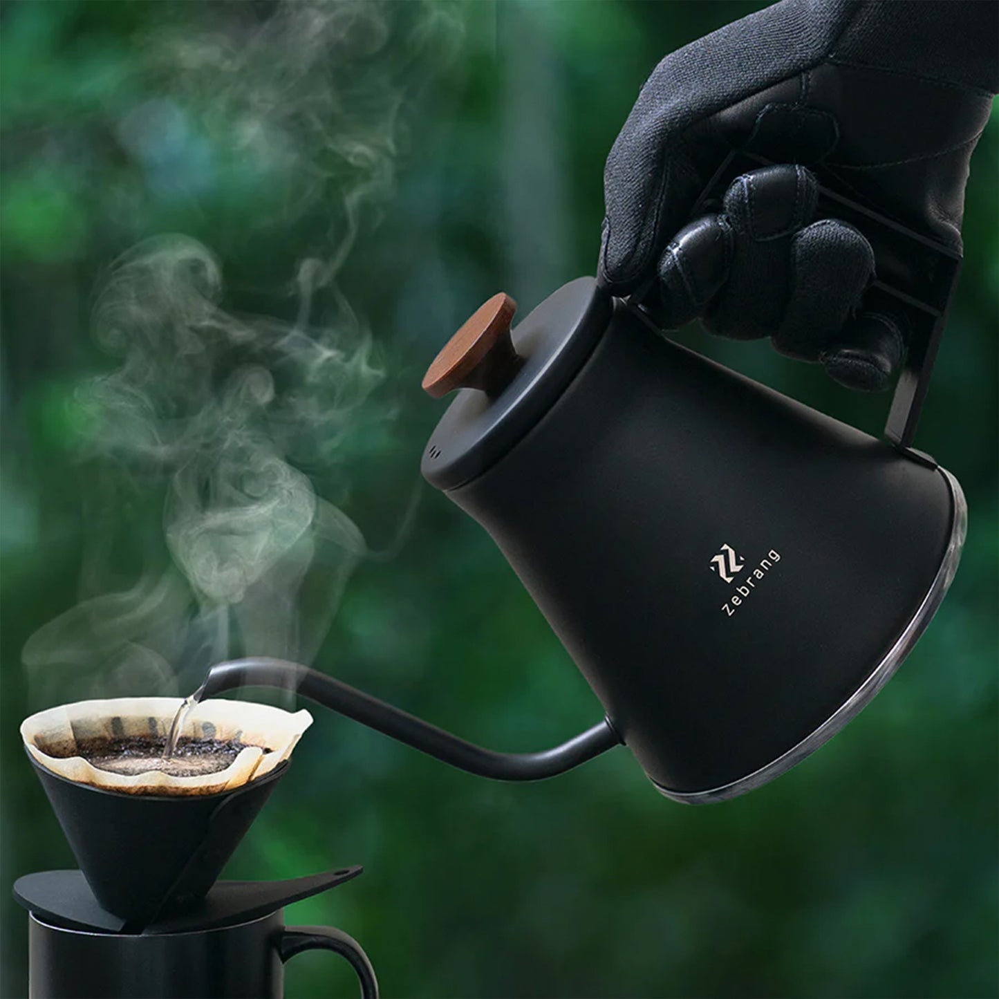 Hario Zebrang Drip Kettle 1,2L Wasserkessel mattschwarz
