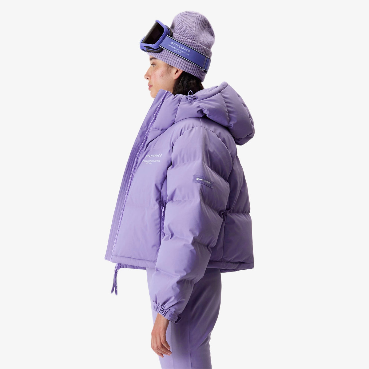 Whitespace Cropped Puffer Jacket 2027 für Damen