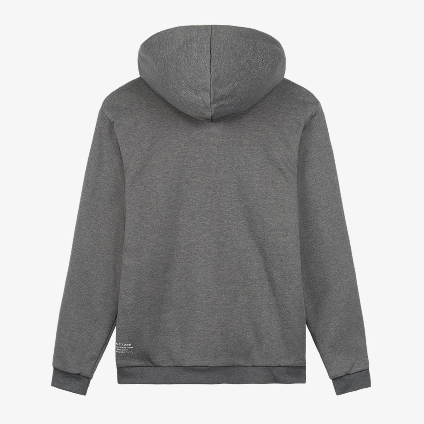 Picture Yinni Plush Zip Hoodie Dark Grey Melange
