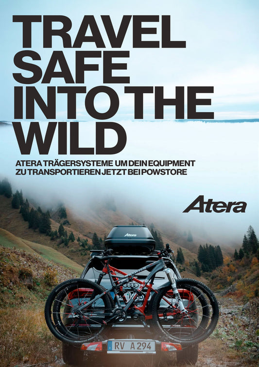 Atera Trägersysteme jetzt im Powstore – Fahrradträger & Dachboxen entdecken