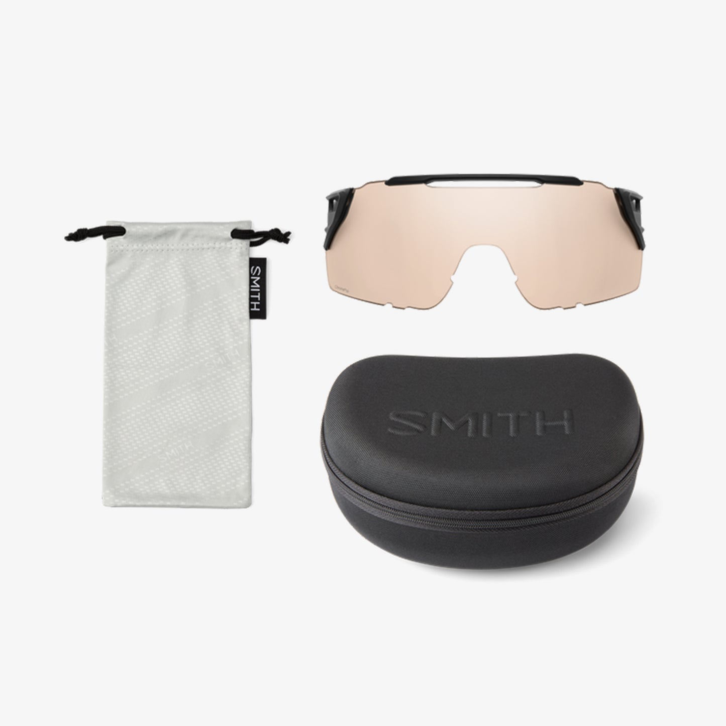 Smith Attack Mag MTB Sonnenbrille Matte White + Chromapop Black