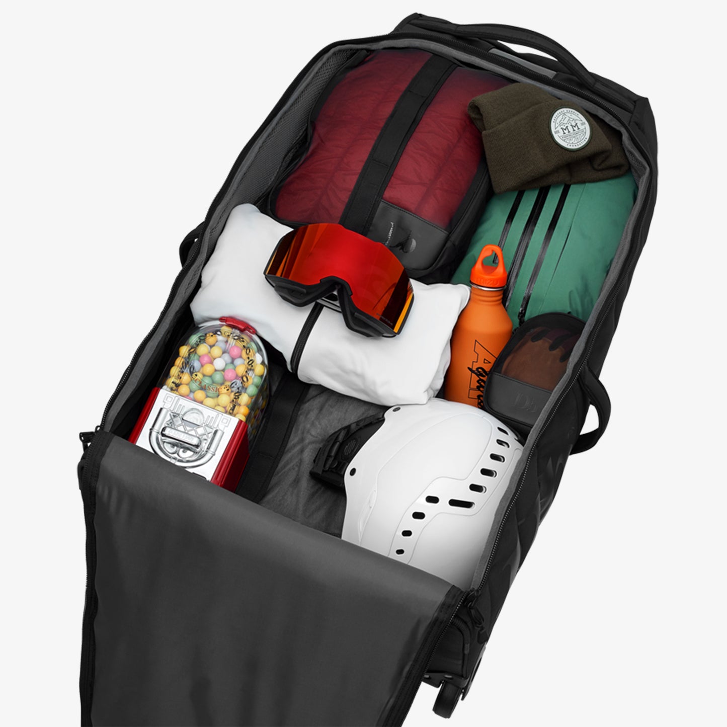 Hugger Roller Bag 90L Black Out