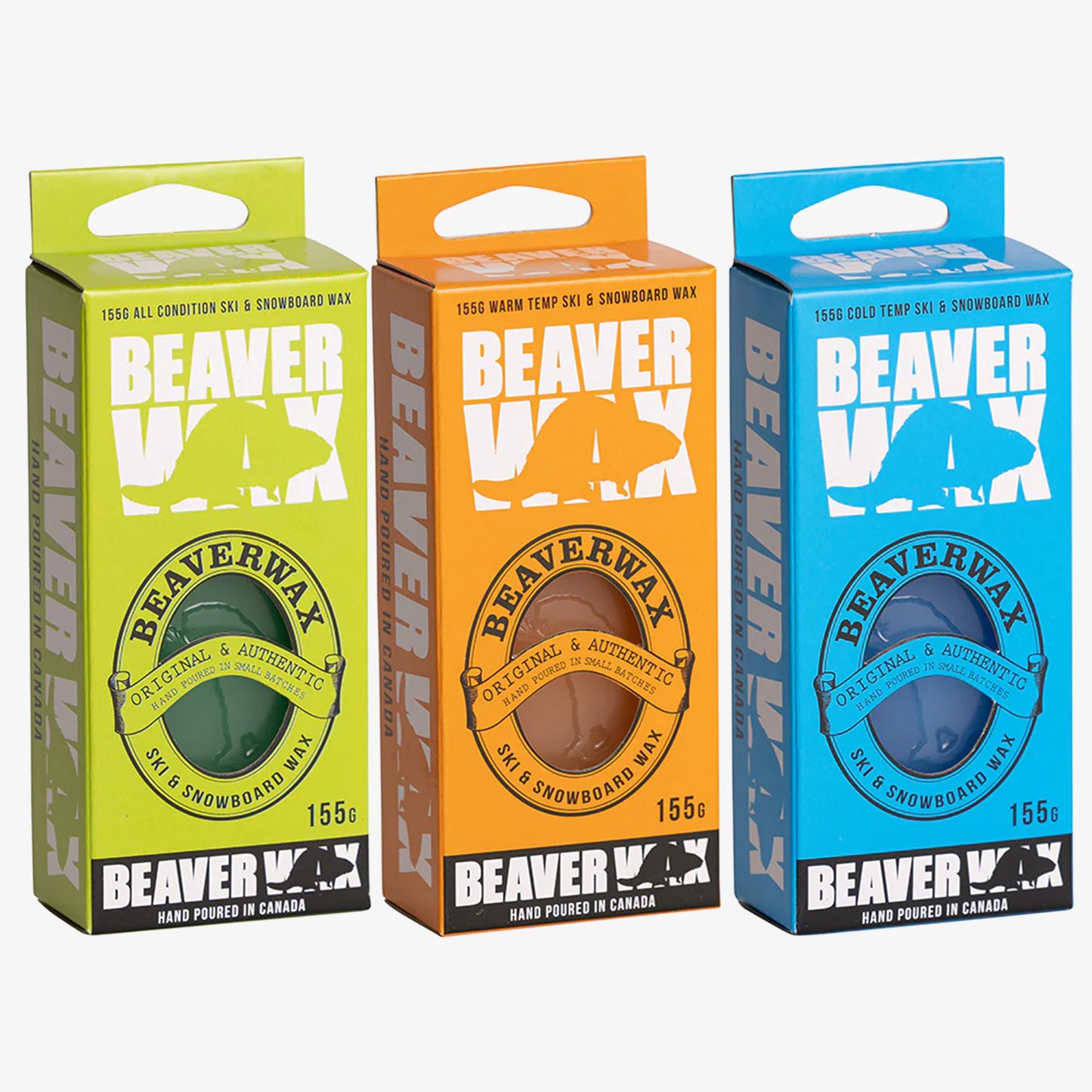 BeaverWax All Temp Bulk Snowboard Wachs GRÜN
