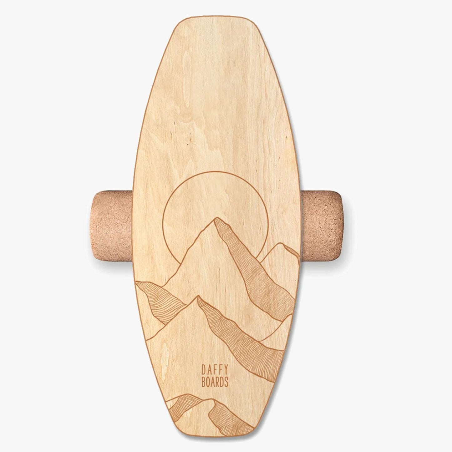 Daffy Boards Allrounder Balance Board Set mit Korkrolle