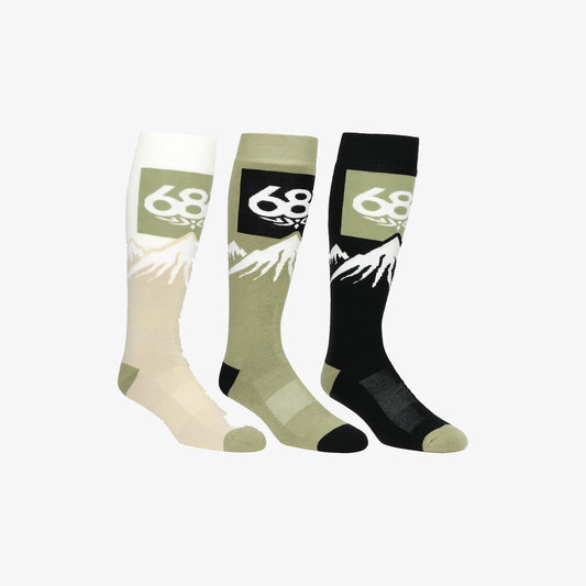 686 Snow Caps Socken 3 Pack 2026