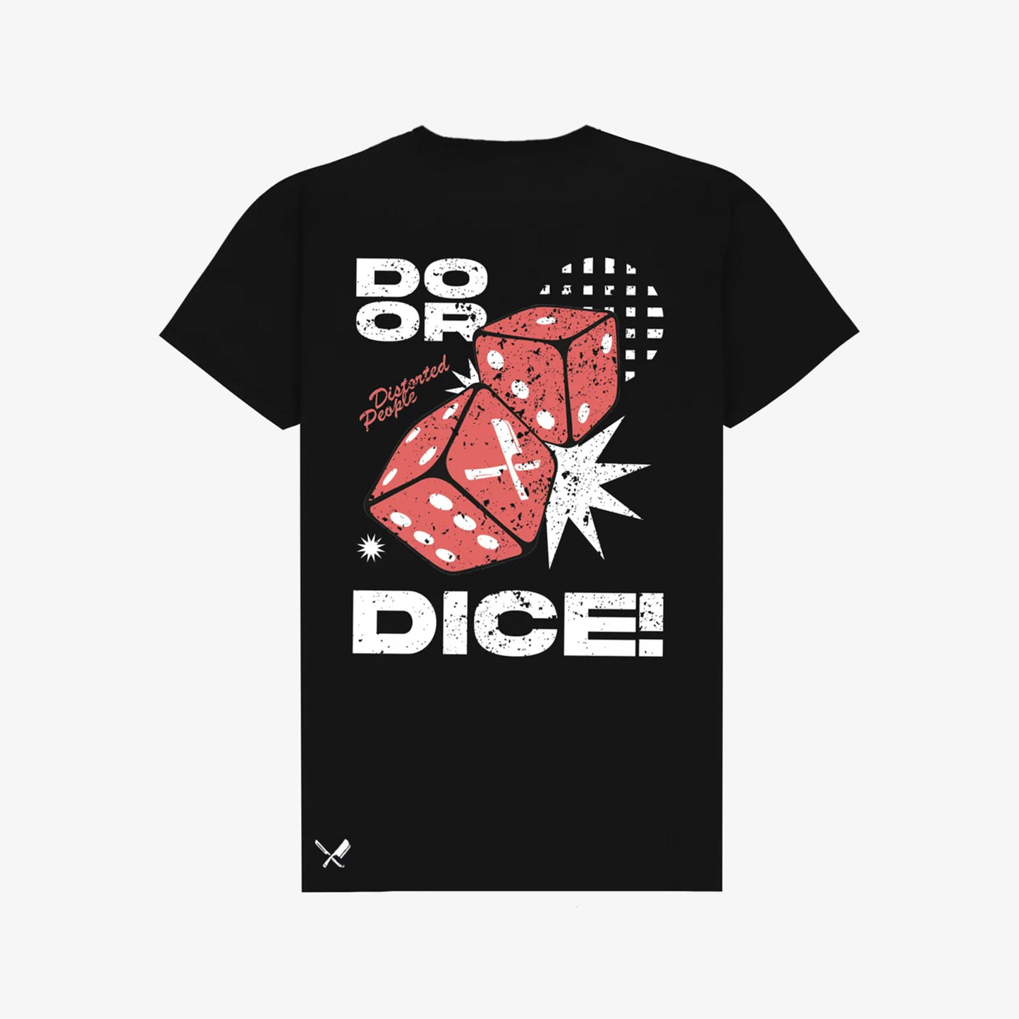 Distorted People Casino Dices Crew Neck T-shirt