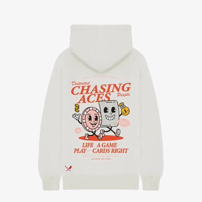 Distorted People Casino Chasing Aces Raglan Hoodie