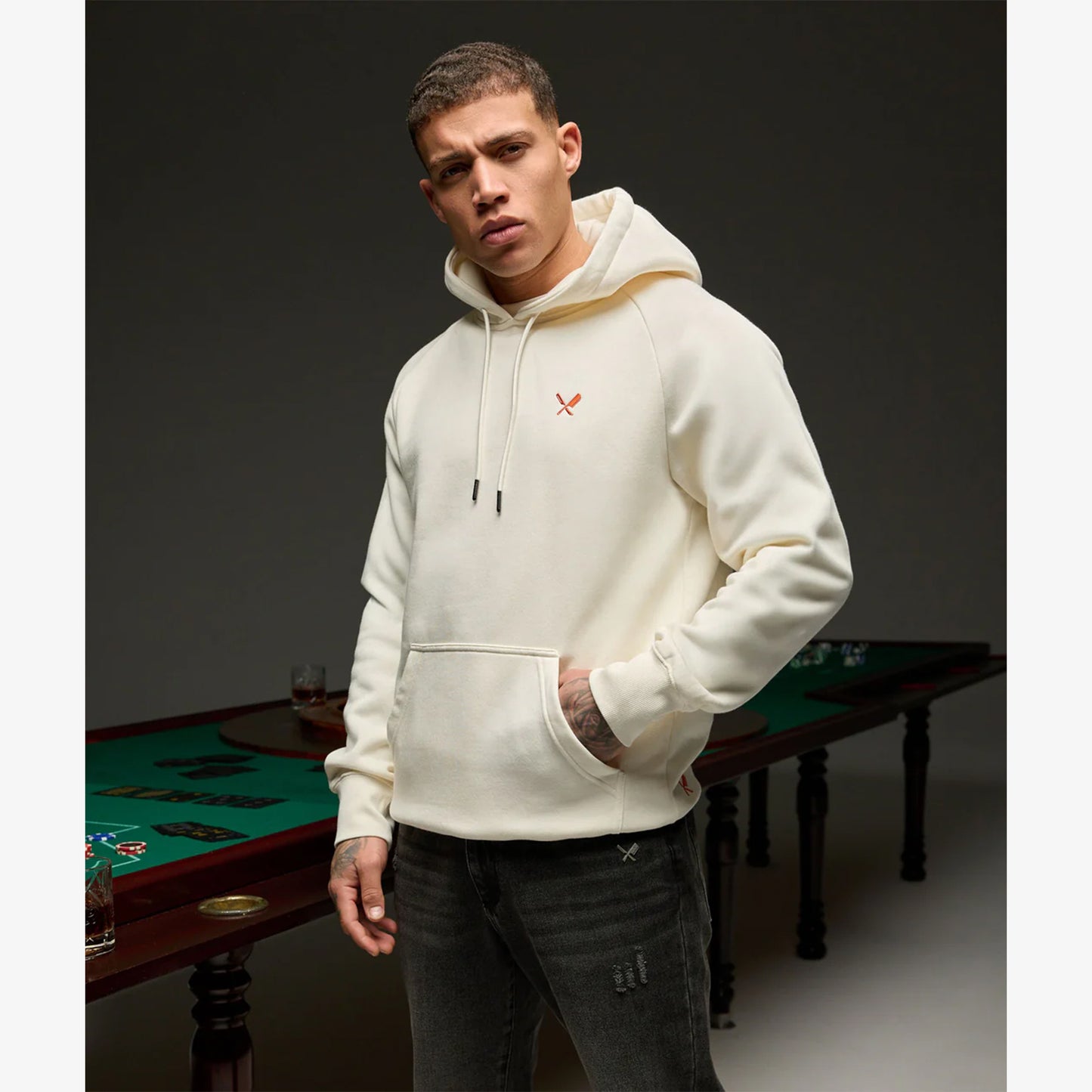 Distorted People Casino Chasing Aces Raglan Hoodie