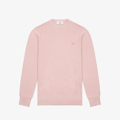 Distorted People Knit Wool Crew Neck Sweatshirt