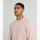 Distorted People Knit Wool Crew Neck Sweatshirt