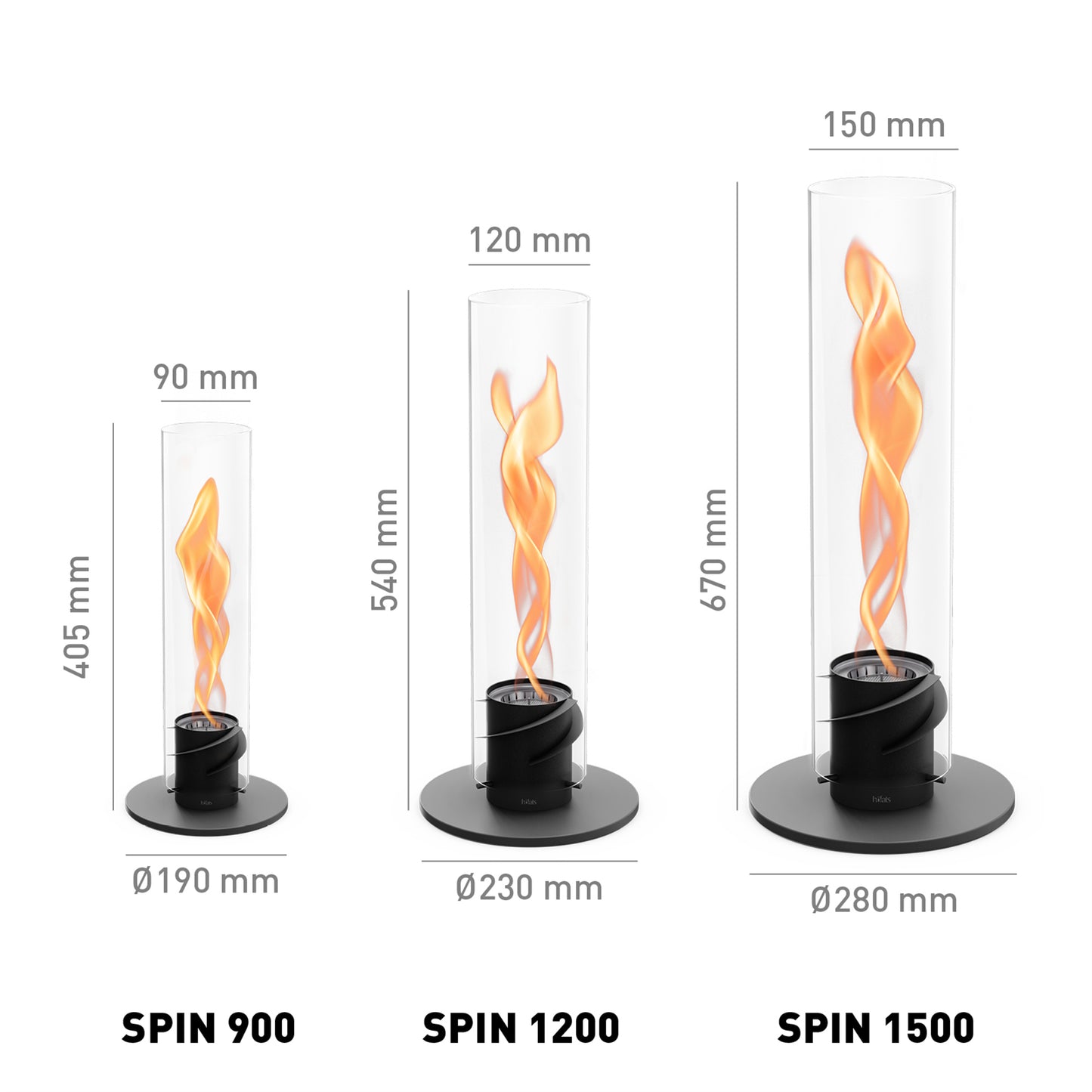 Höfats Spin 1500 Tischfeuer