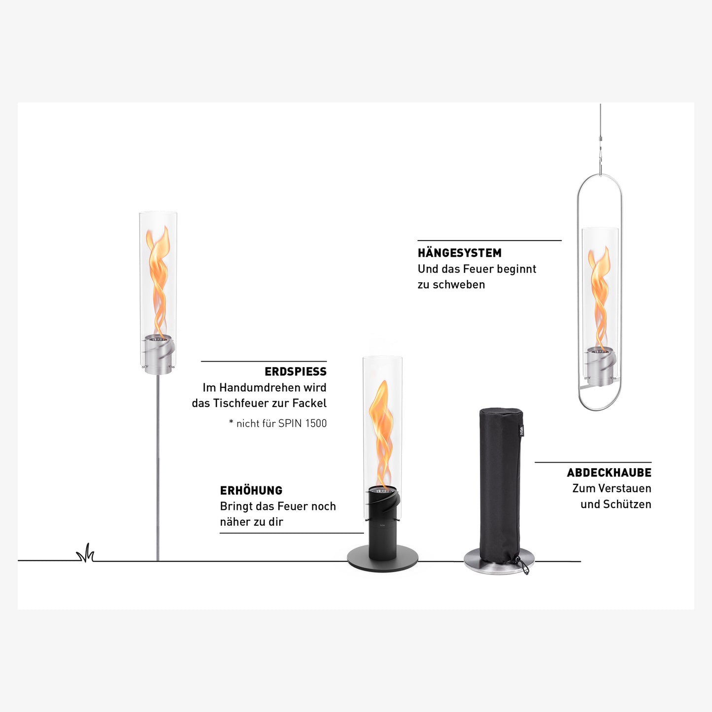Höfats Spin 900 Tischfeuer