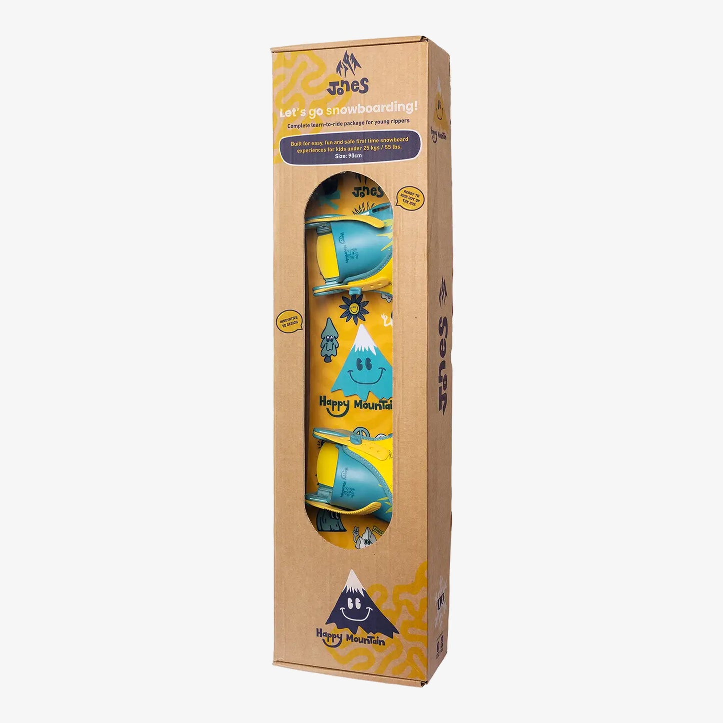Jones Kids Happy Mountain Package Snowboardset für Kleinkinder 2026