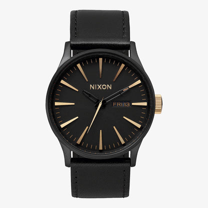 Nixon Sentry Leather Uhr