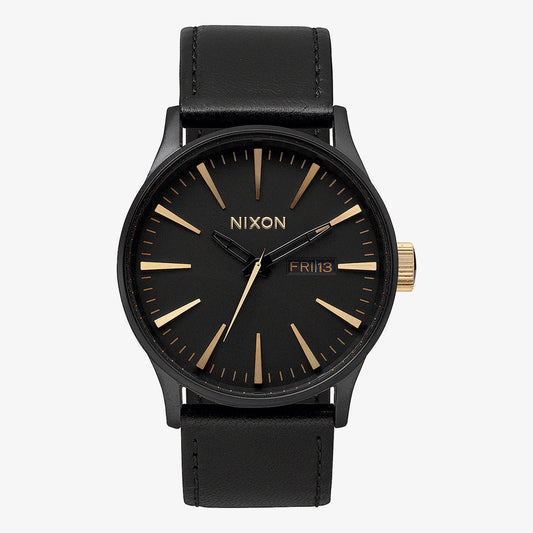 Nixon Sentry Leather Uhr