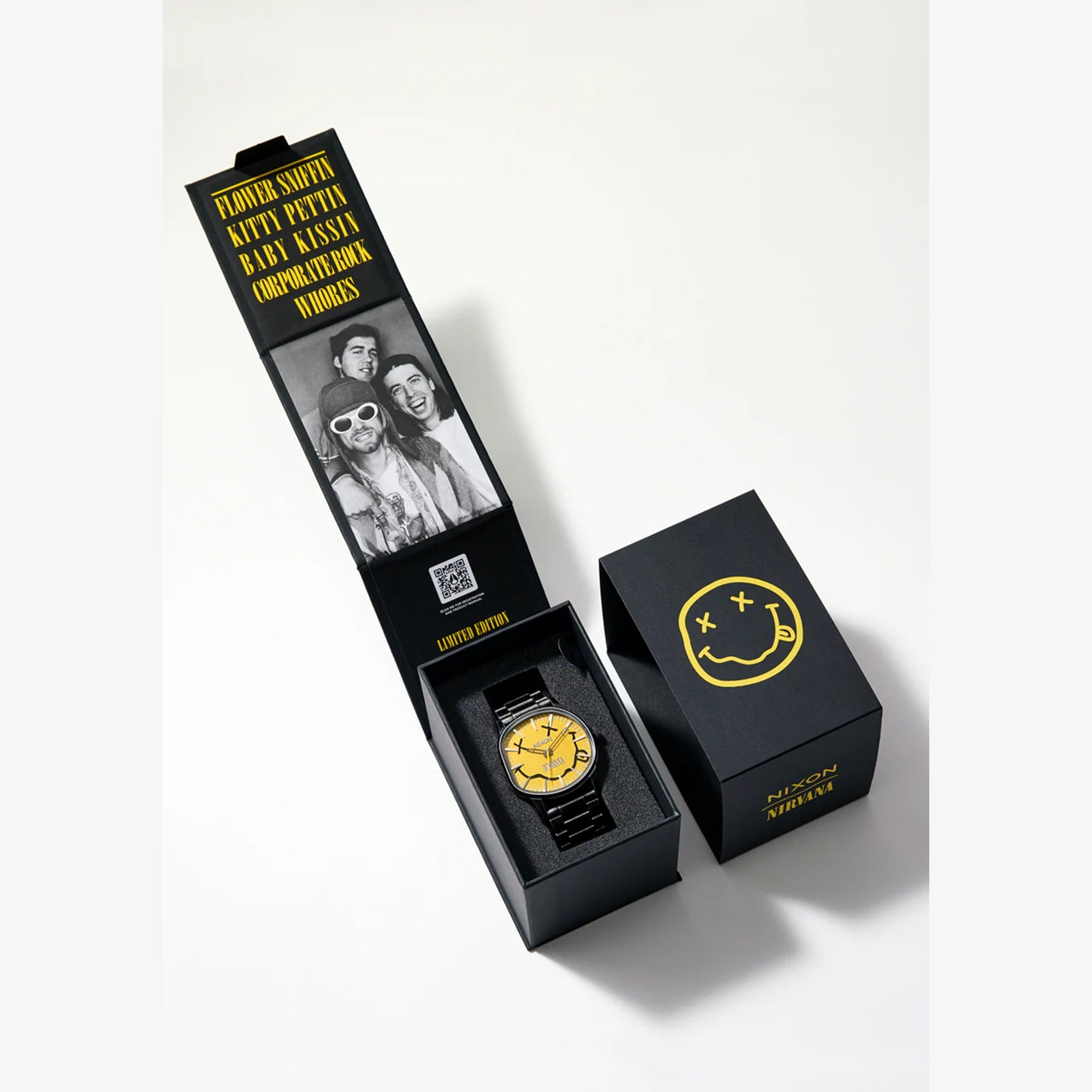 Nixon Sentry Wobble NIRVANA Smiley Special Edition