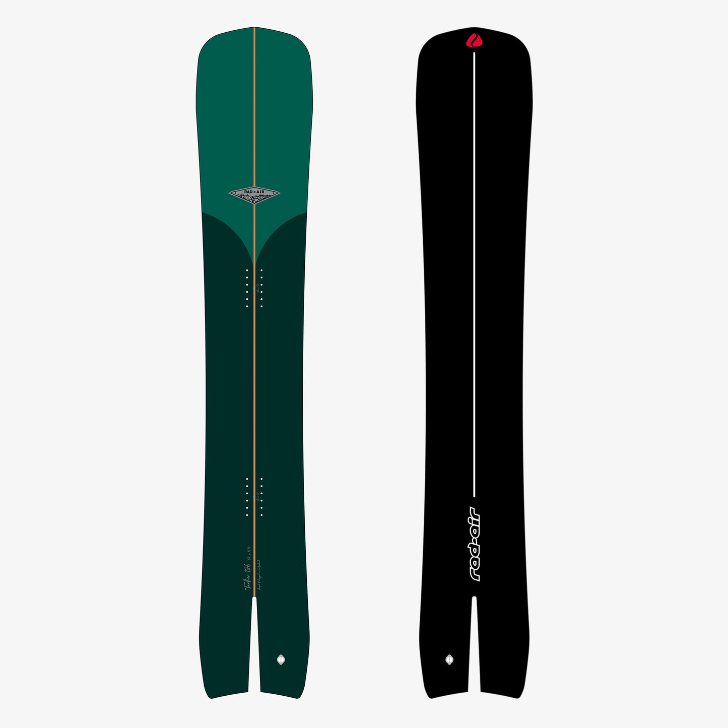Rad-Air Tanker Split Tail Snowboard