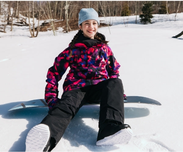 Kind mit Snowboard Boots Kids