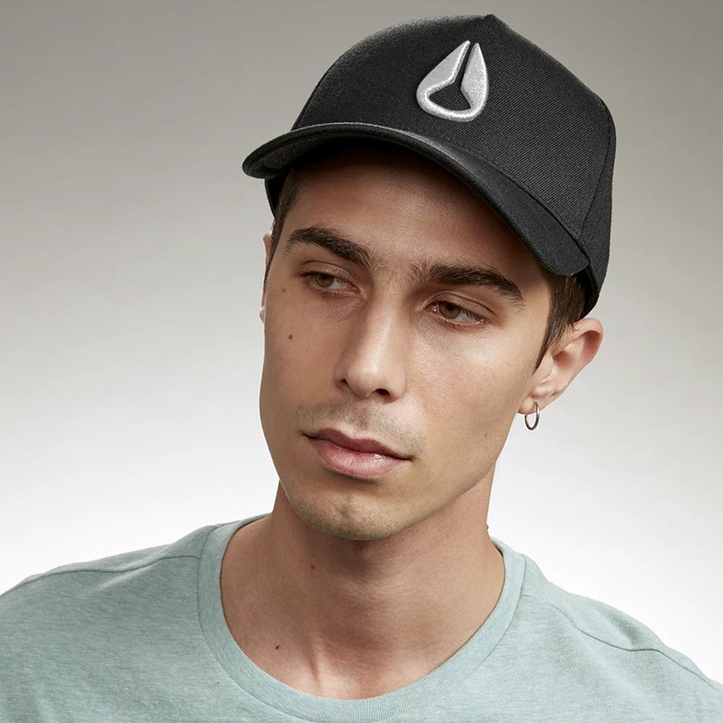 Nixon Deep Down Athletic Cap Black / White