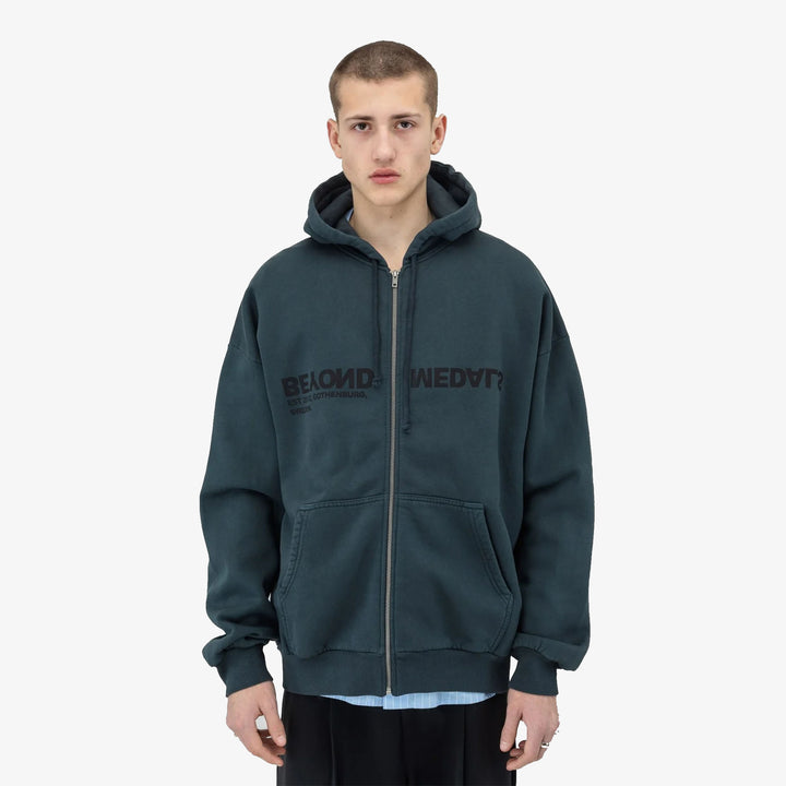 Beyond Medals Reverse Logo Zip Hoodie