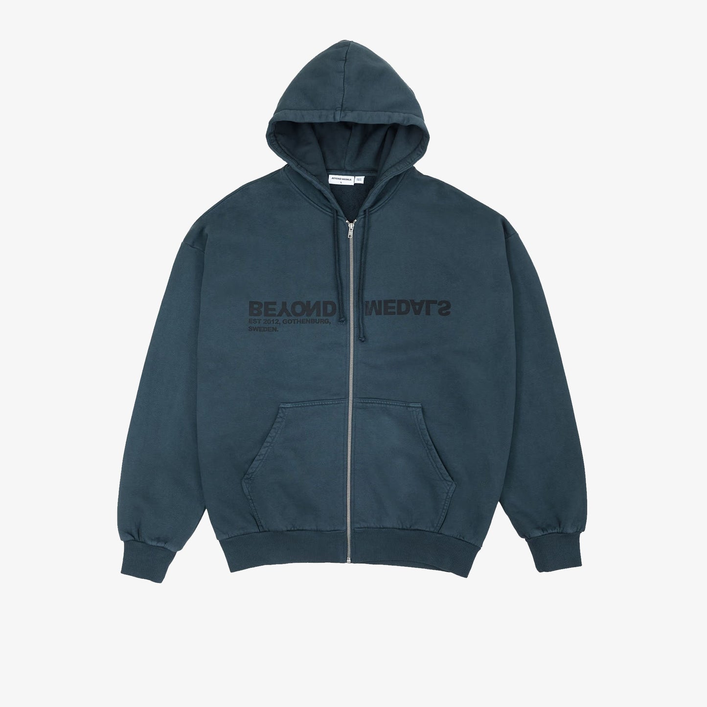 Beyond Medals Reverse Logo Zip Hoodie
