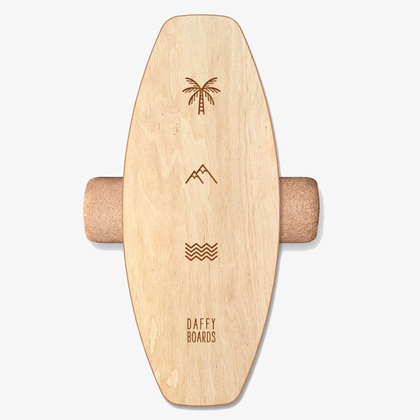 Daffy Boards Allrounder Balance Board Set mit Korkrolle