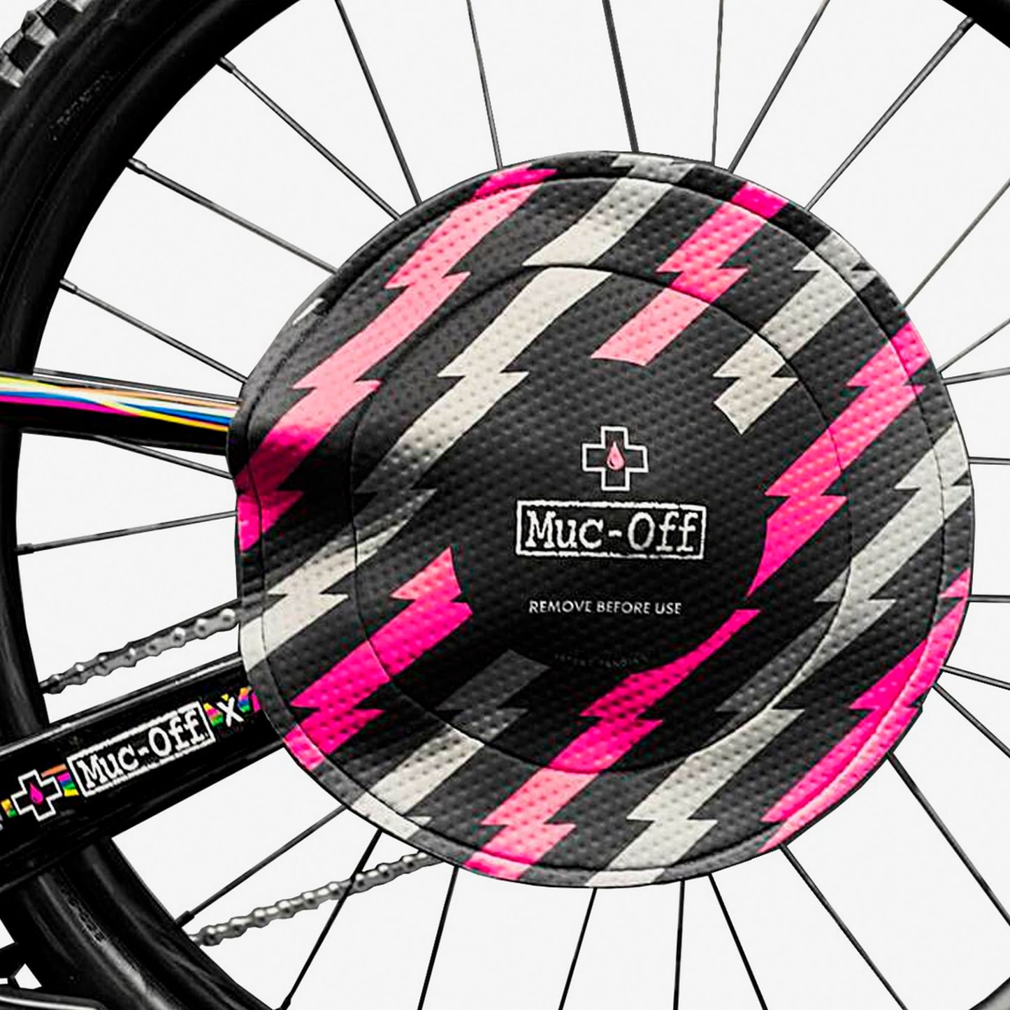 Muc Off Disc Brake Covers Pair Pink