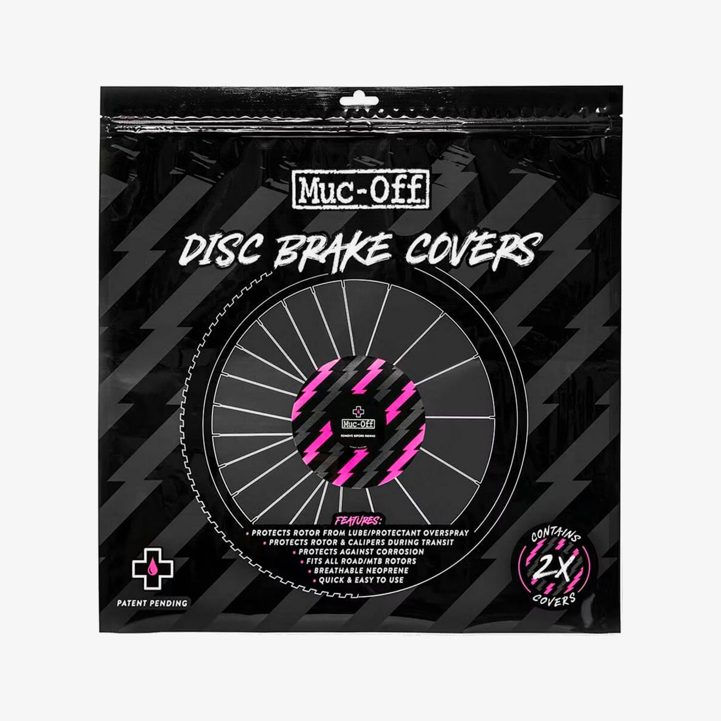 Muc Off Disc Brake Covers Pair Pink