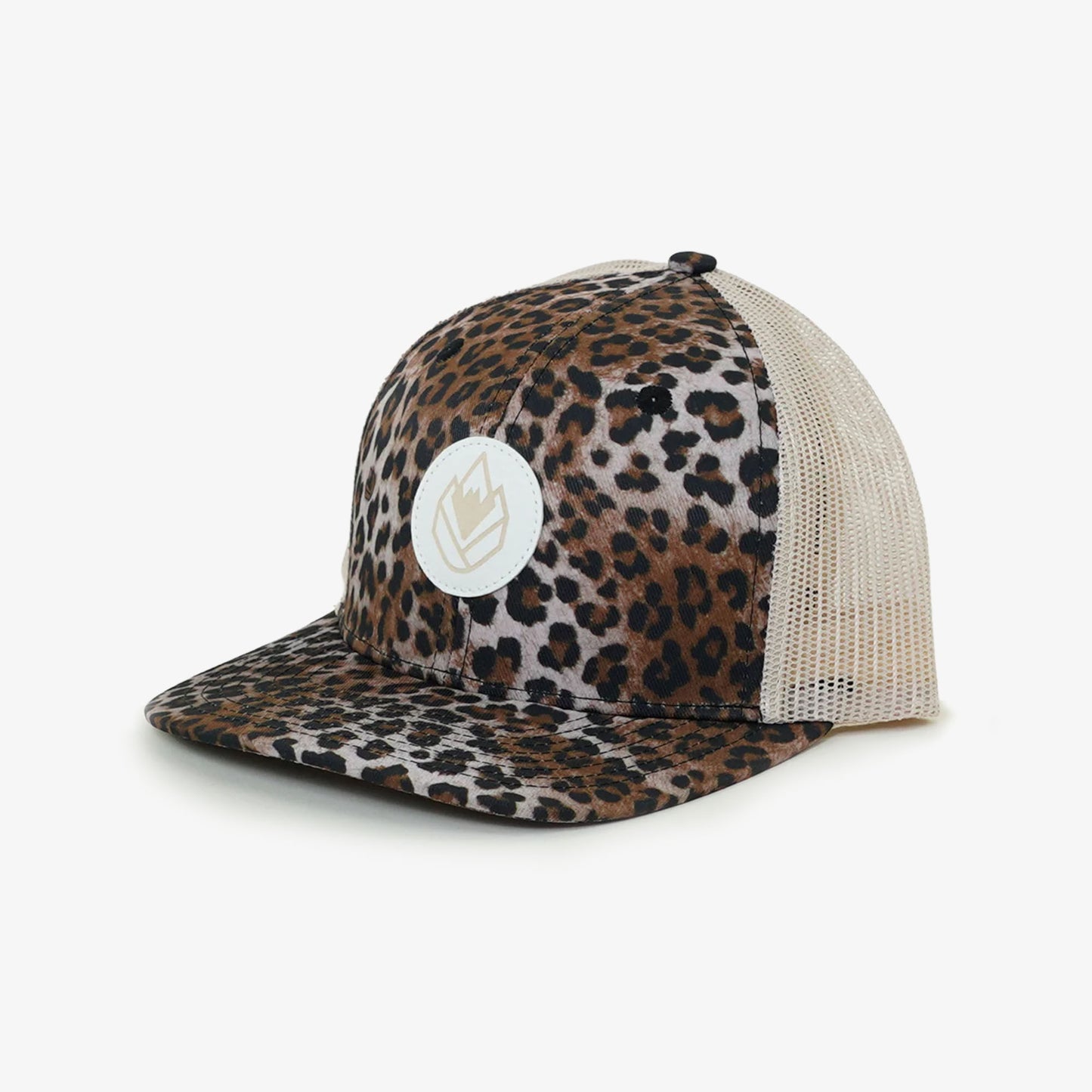 Phieres Phintage Trucker Snapback Cap Leo Print