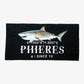 Phieres Beach Hiukaranaph Black Handtuch