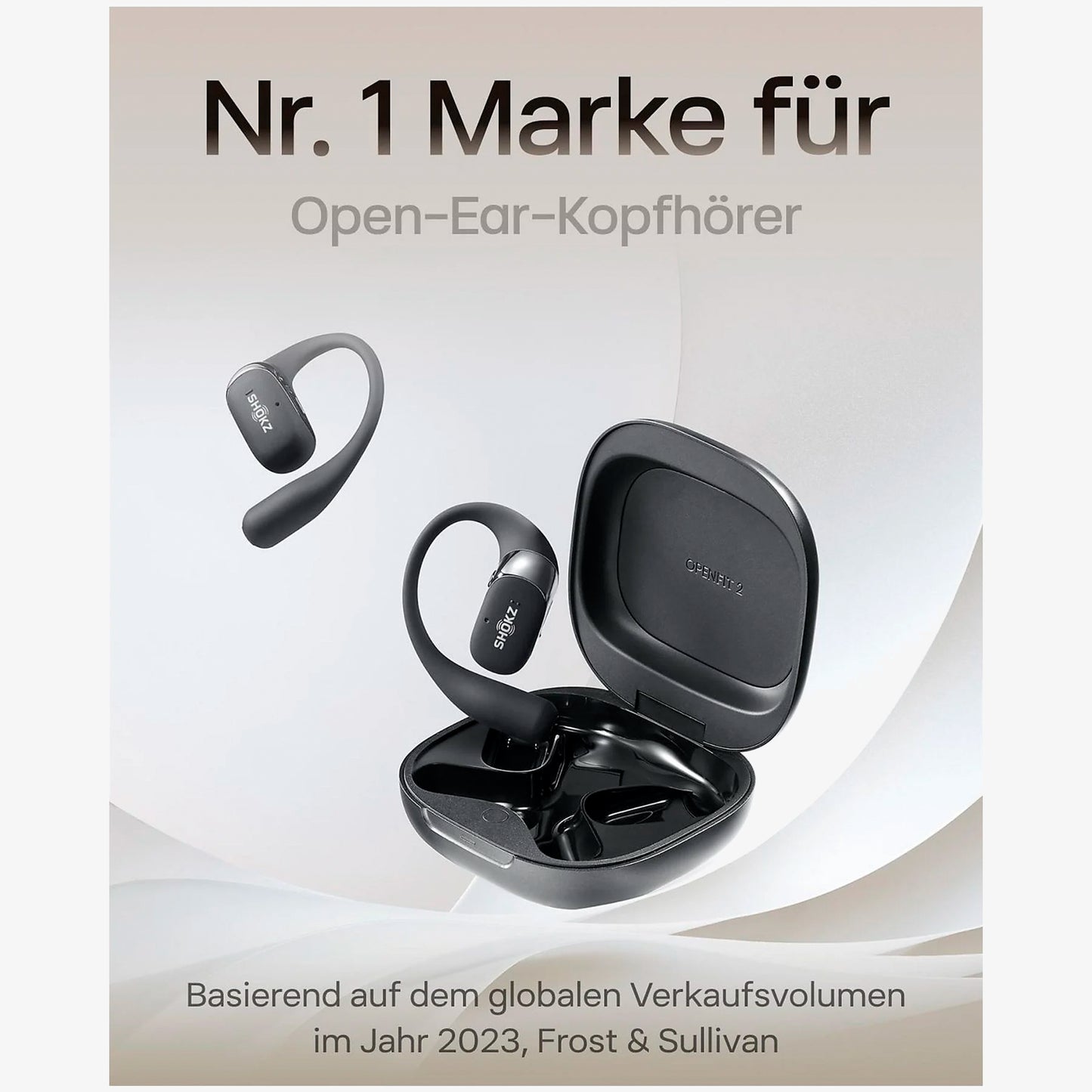 Shokz OpenFit 2+ Black Open Ear Headset