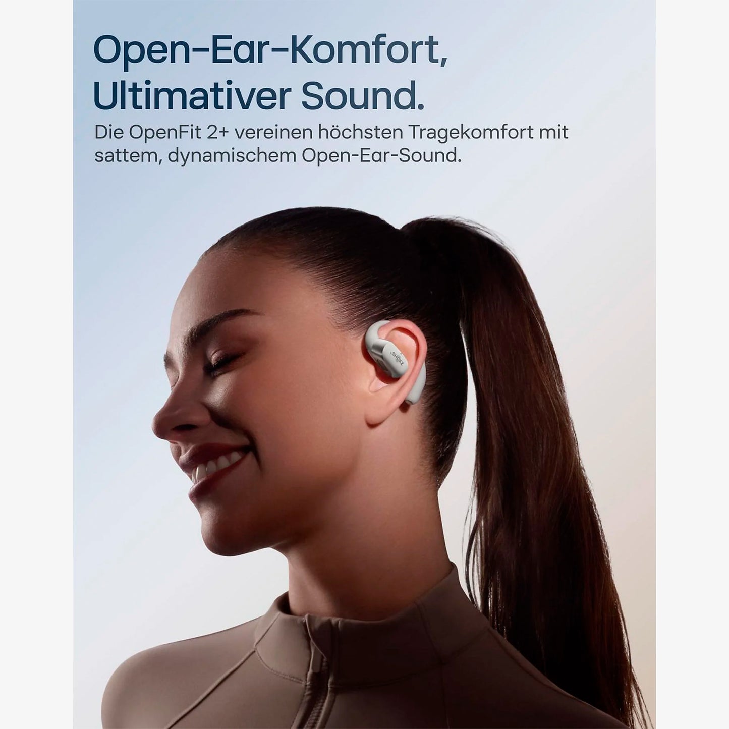 Shokz OpenFit 2+ Grey Open Ear Headset