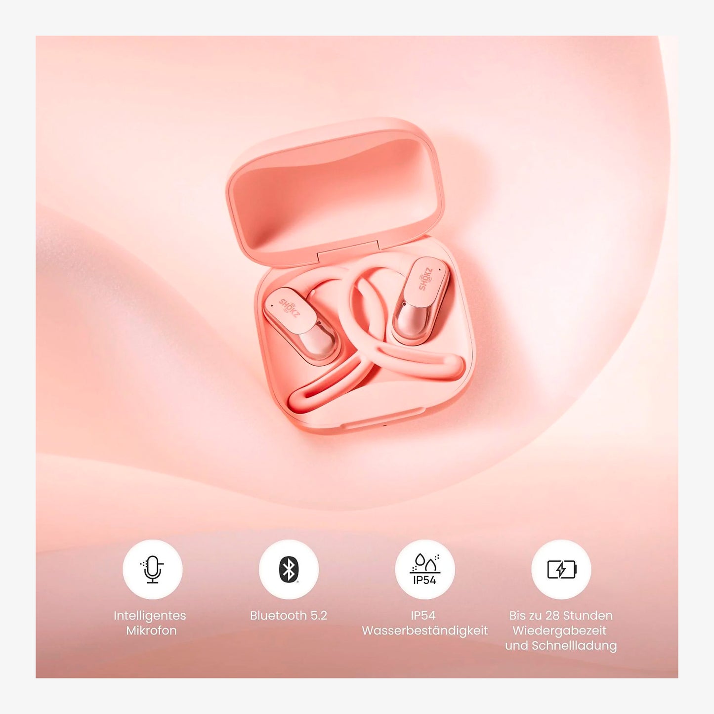 Shokz OpenFit Air Pink Open Ear Kopfhörer