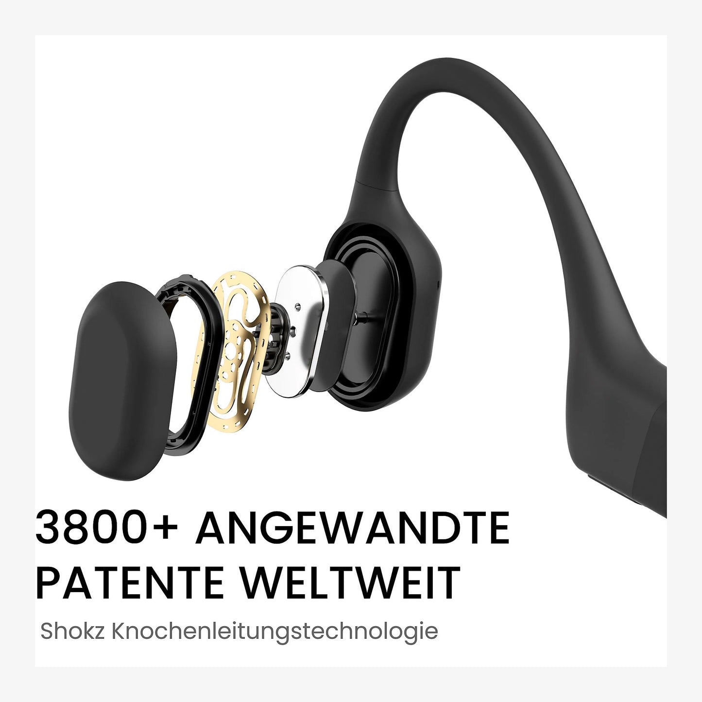 Shokz OpenRun Black USB-C Open Ear Kopfhörer