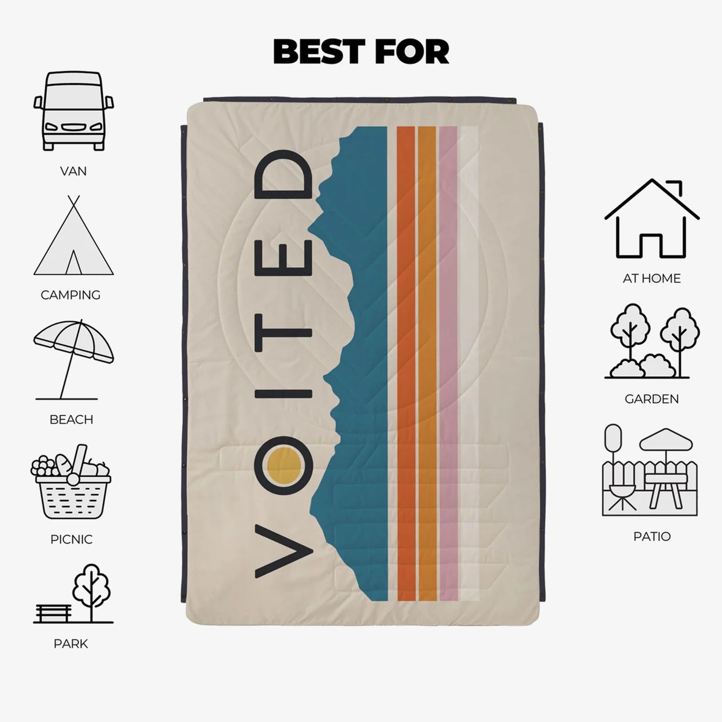 Voited Recycled Ripstop Outdoordecke