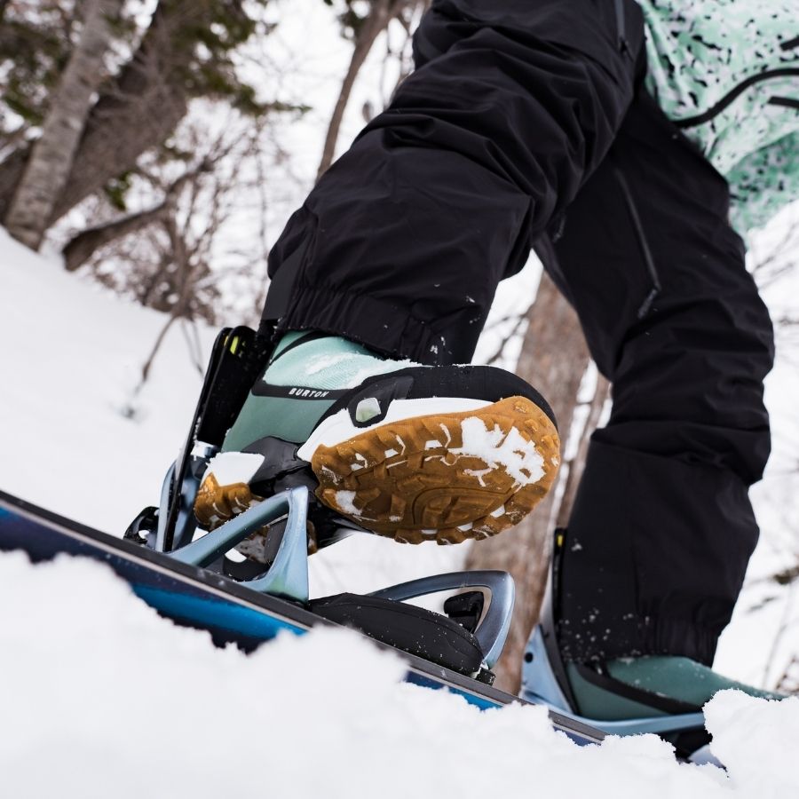 Step On Bindungen im Schnee