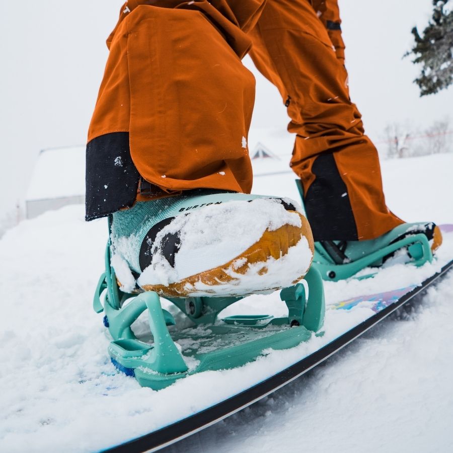 Step On Bindungen auf Snowboard