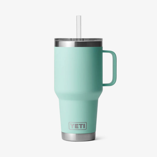 Yeti Rambler Trinkbecher mit Trinkhalmdeckel 35oz (1L)