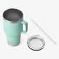 Yeti Rambler Trinkbecher mit Trinkhalmdeckel 35oz (1L)