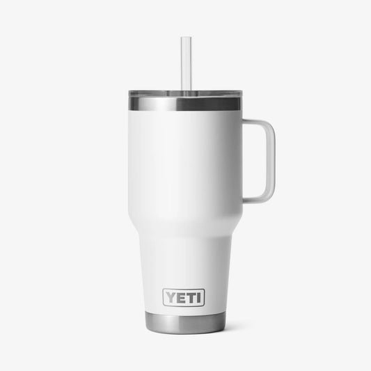 Yeti Rambler Trinkbecher mit Trinkhalmdeckel 35oz (1L)