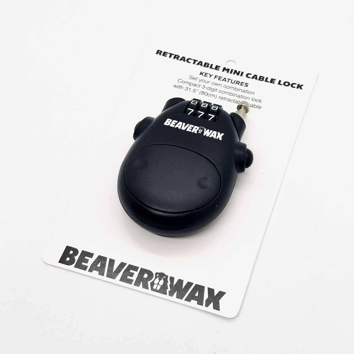 BeaverWax Mini Cable Lock Snowboardschloss 2027