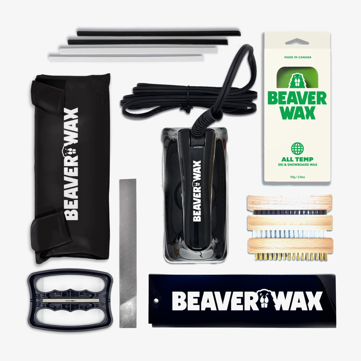 BeaverWax Tune Kit Snowboard Service Set 2027