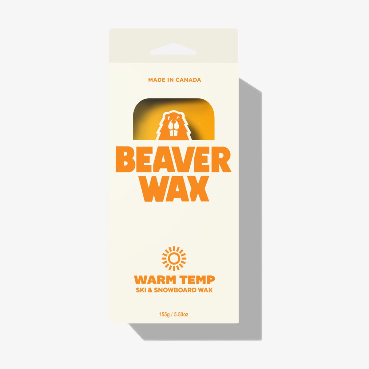 BeaverWax Warm Temp Snow Wax 155g Snowboardwachs 2027